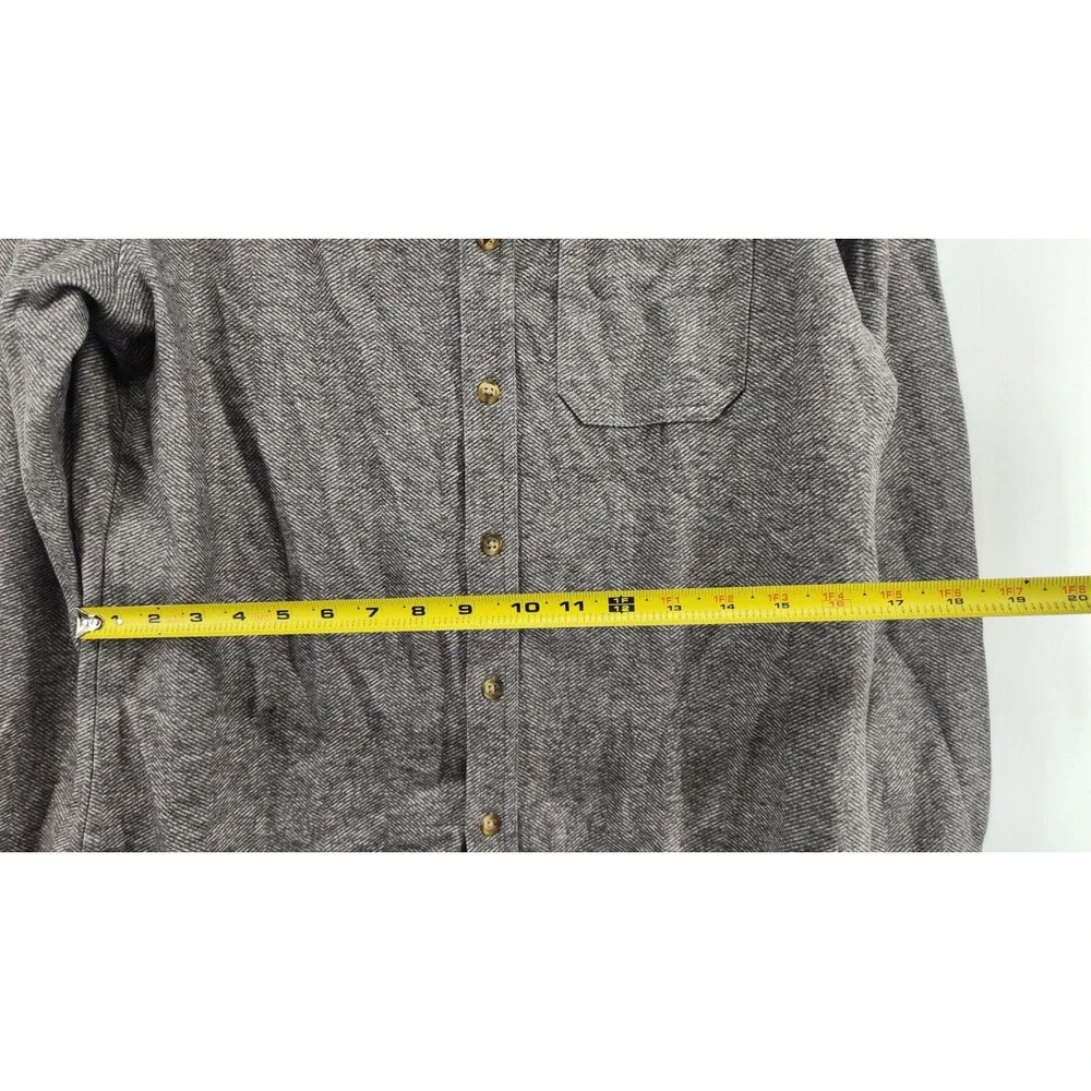 Alesbury Men's Grey Medium Mountain‎ Knit Flannel Long Sleeve Shirt NWT